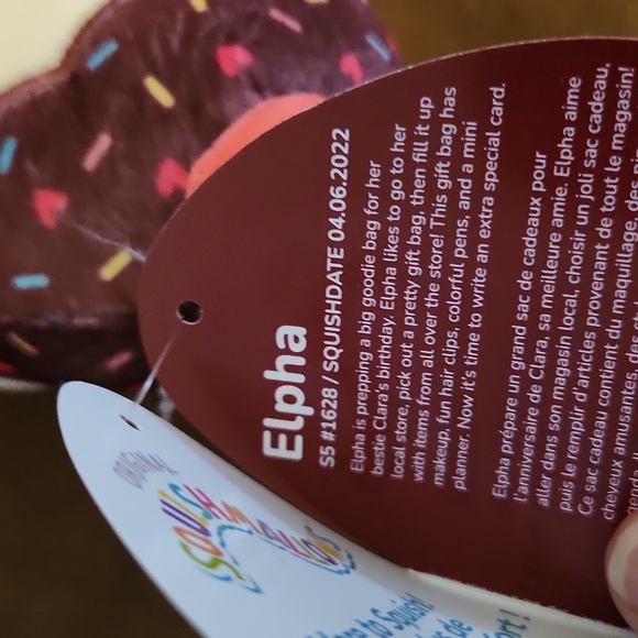 NWT 5” Elpha the Cupcake Squishmallow FTM Ltd Edition - Picture 7 of 7